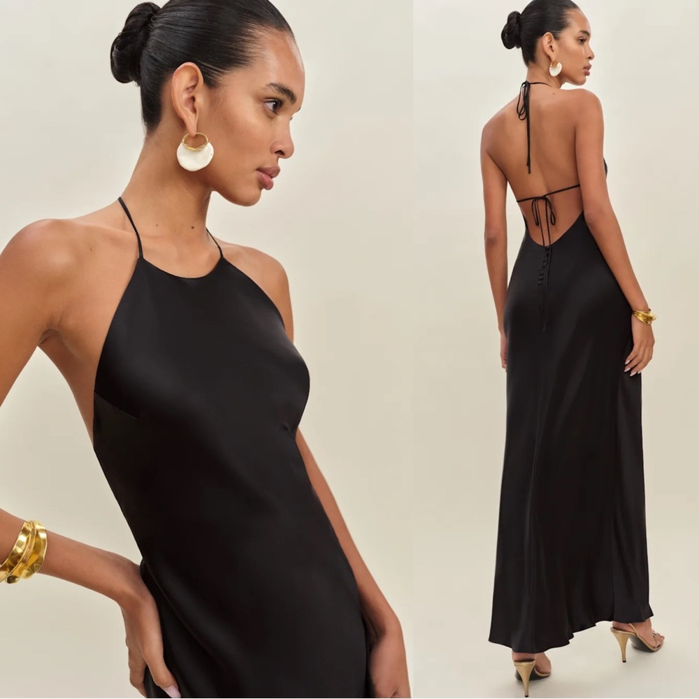 Reformation Jeany Silk Dress